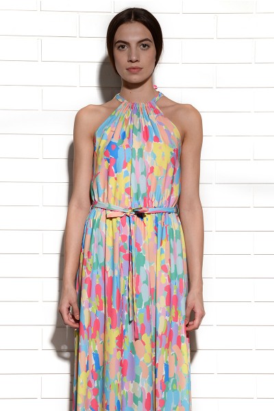 Candy Camouflage Halter Dress